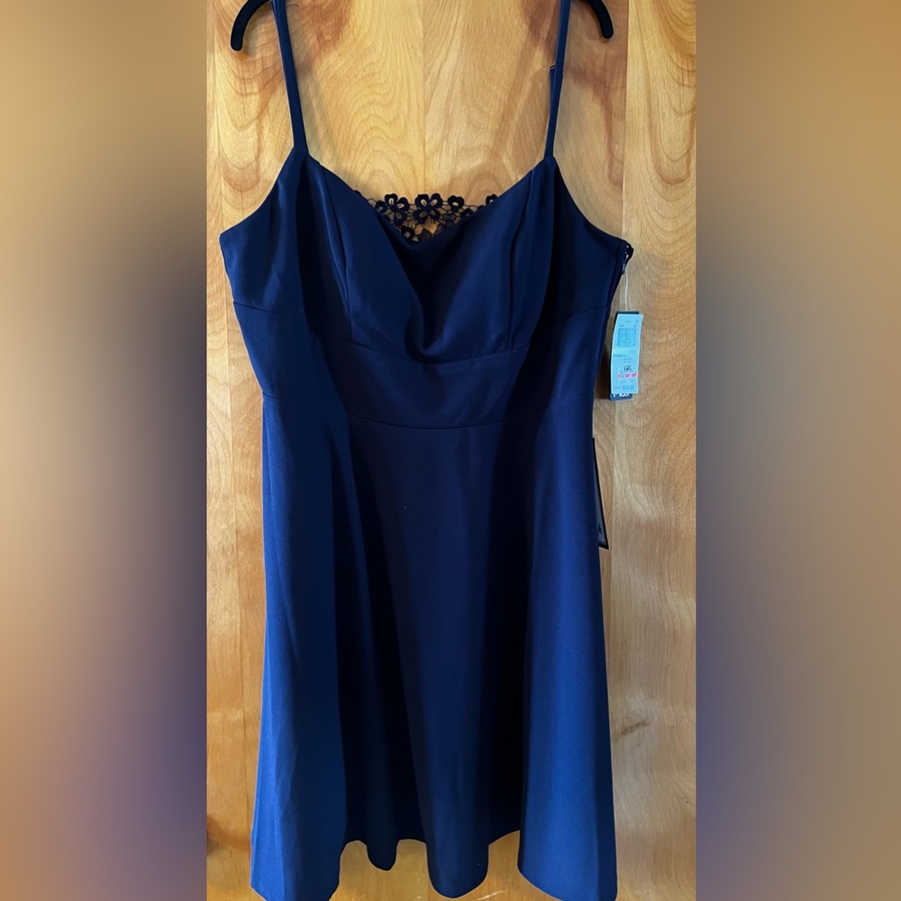 Navy Blue Homecoming Dress